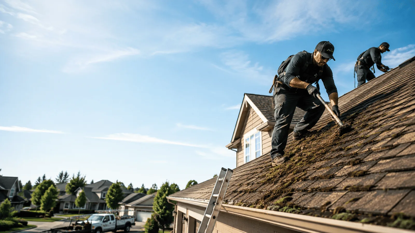 Roof Moss Removal in Union Mills, IN near me